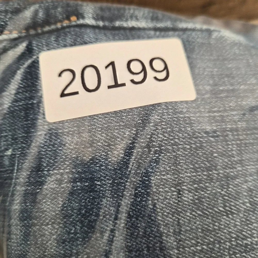 Lucky Brand 221 Straight Jeans Mens 40x30 Blue Denim Classic Fit Stretch